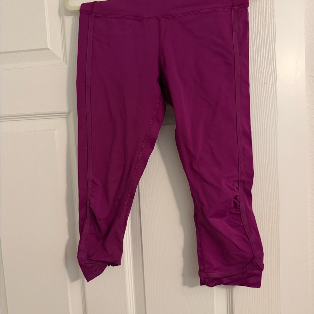 Lululemon Purple Capri Leggings
